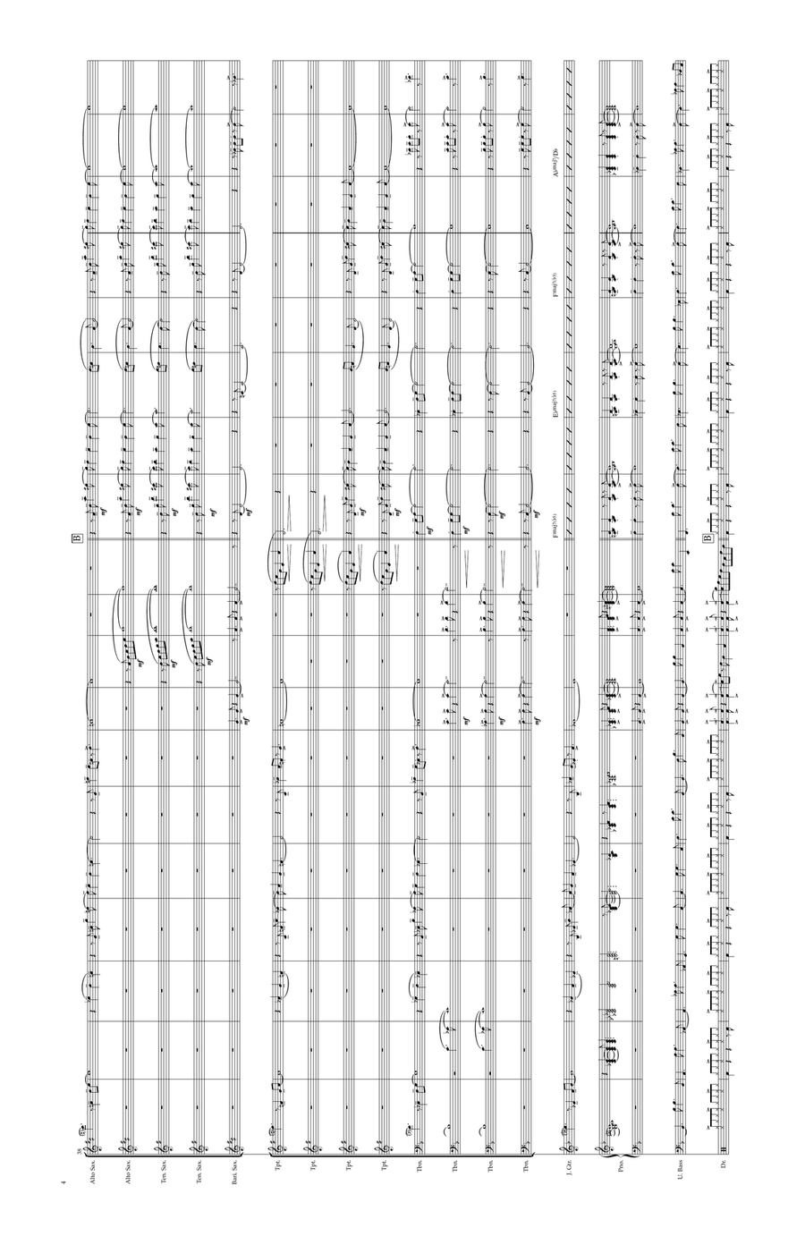 Shanghai Bound Shanghai Bound Jazz Ensemble scores gallery preview page 4