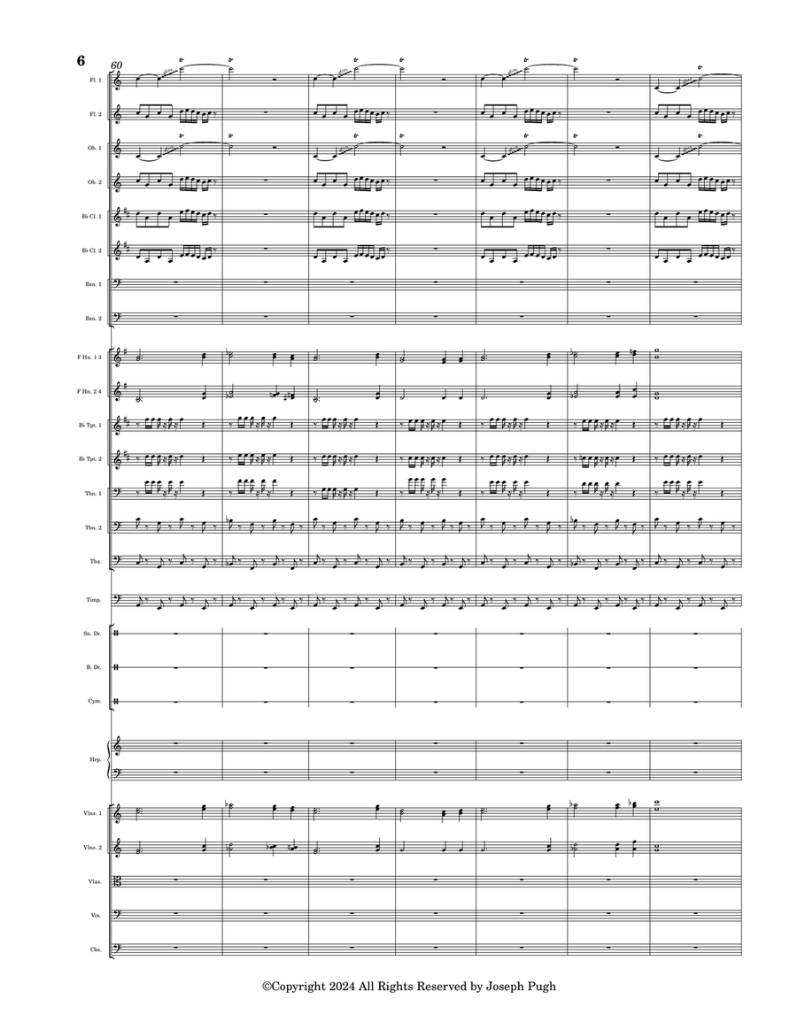 Thunder Thunder Full Orchestra scores gallery preview page 6