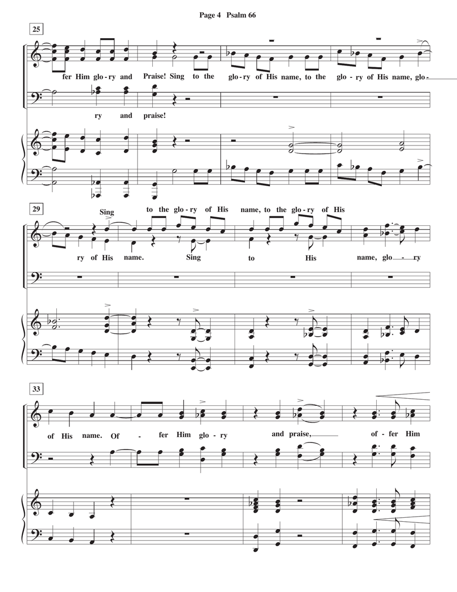 Psalm 66 for TTBB Psalm 66 for TTBB TTBB scores gallery preview page 4