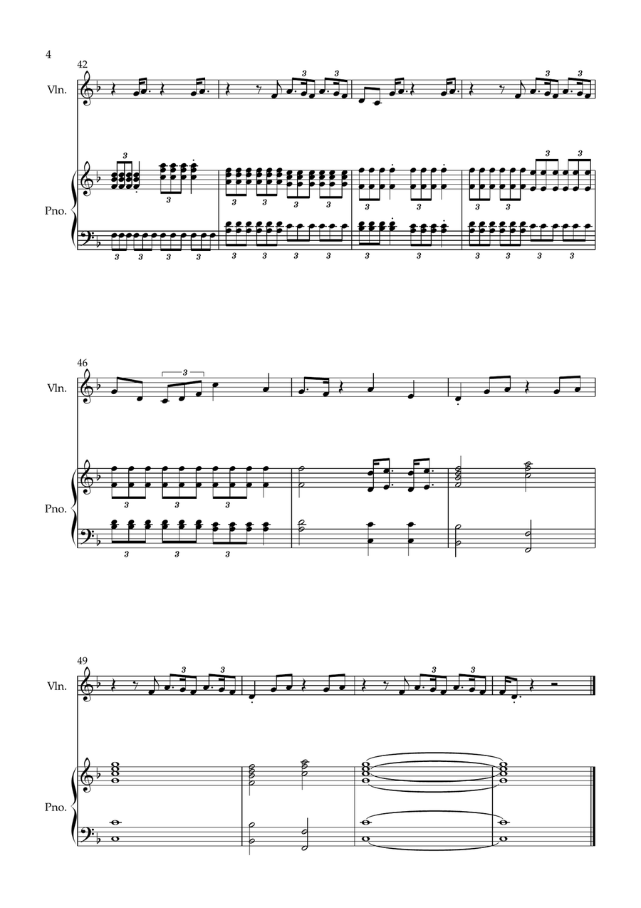 Beautiful Things Beautiful Things Violin Solo scores gallery preview page 4