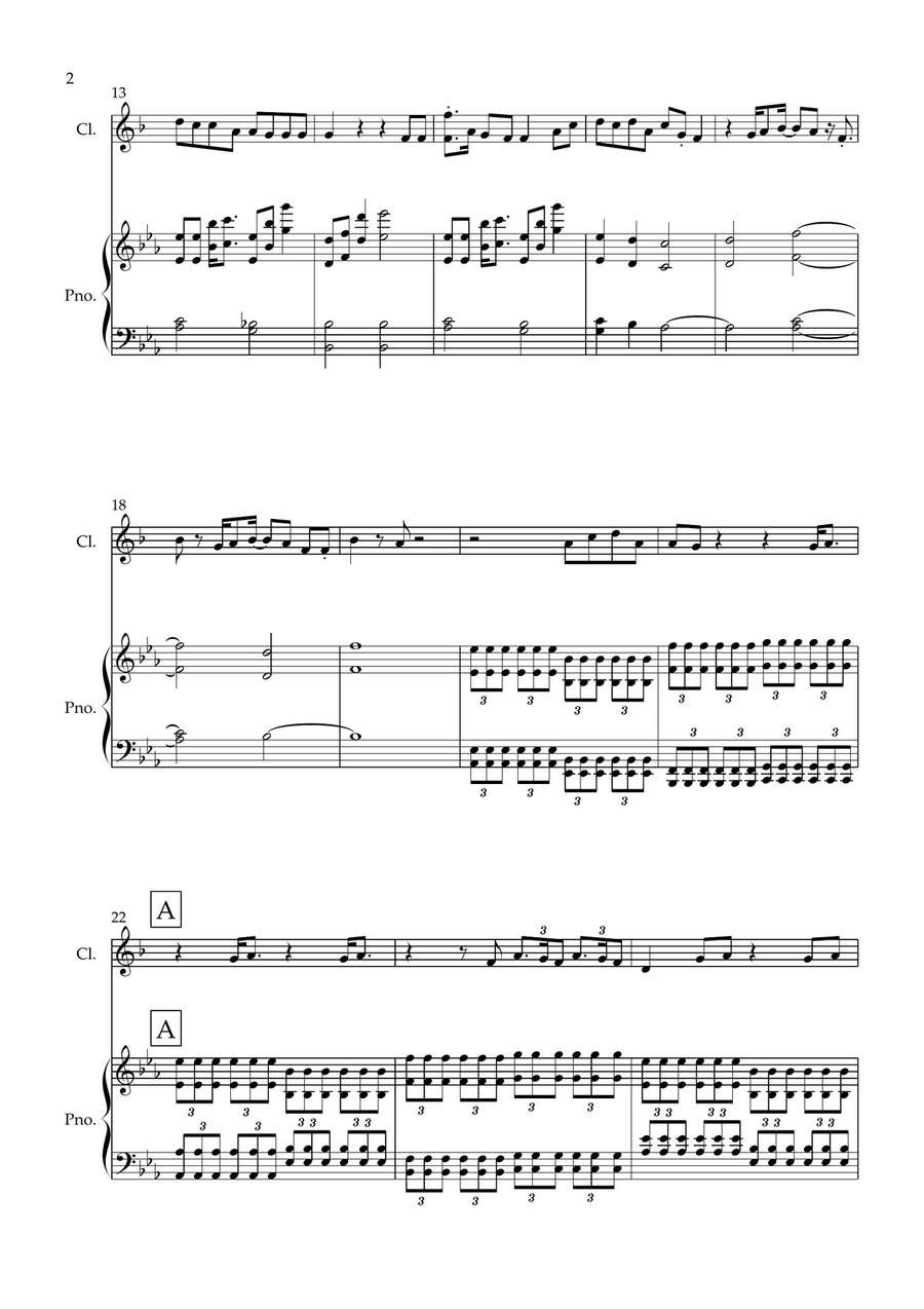 Beautiful Things Beautiful Things Clarinet Solo scores gallery preview page 2