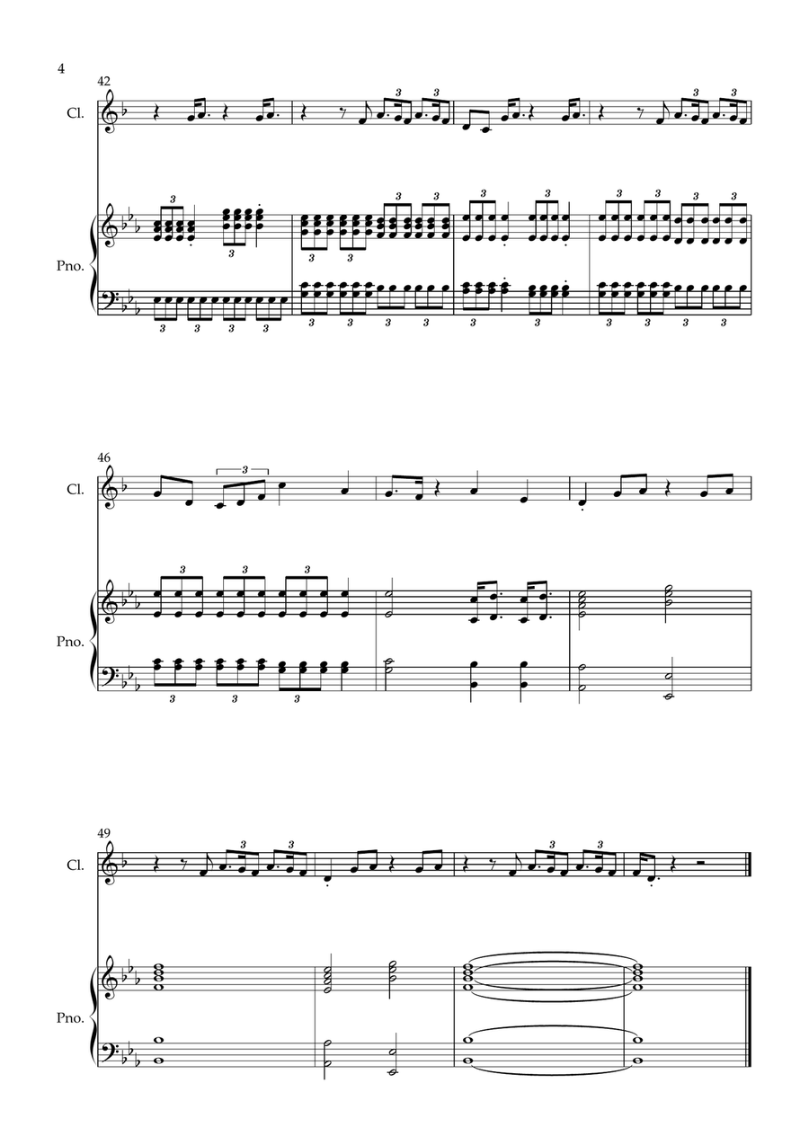Beautiful Things Beautiful Things Clarinet Solo scores gallery preview page 4