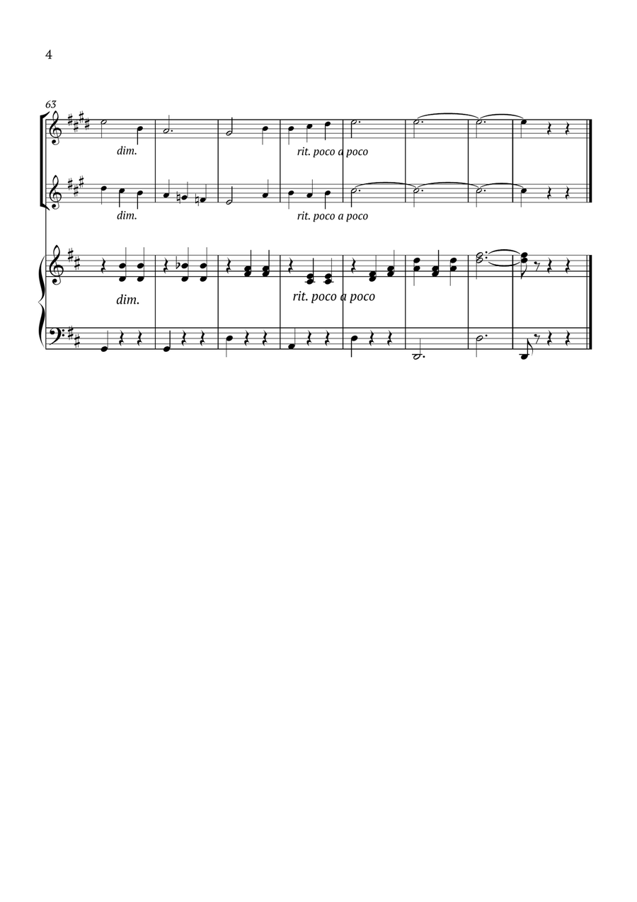 Edelweiss Woodwind Duet scores gallery preview page 4