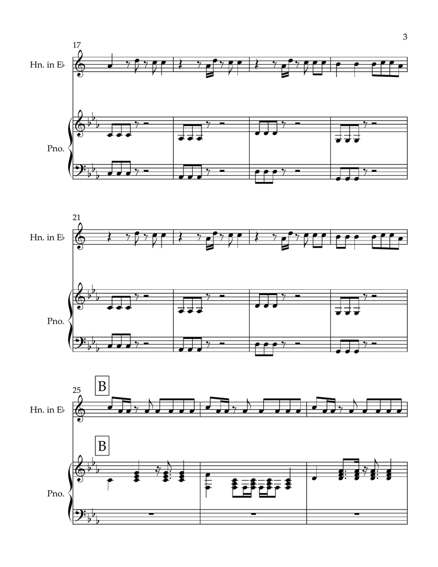 Beggin' Beggin' Horn scores gallery preview page 3