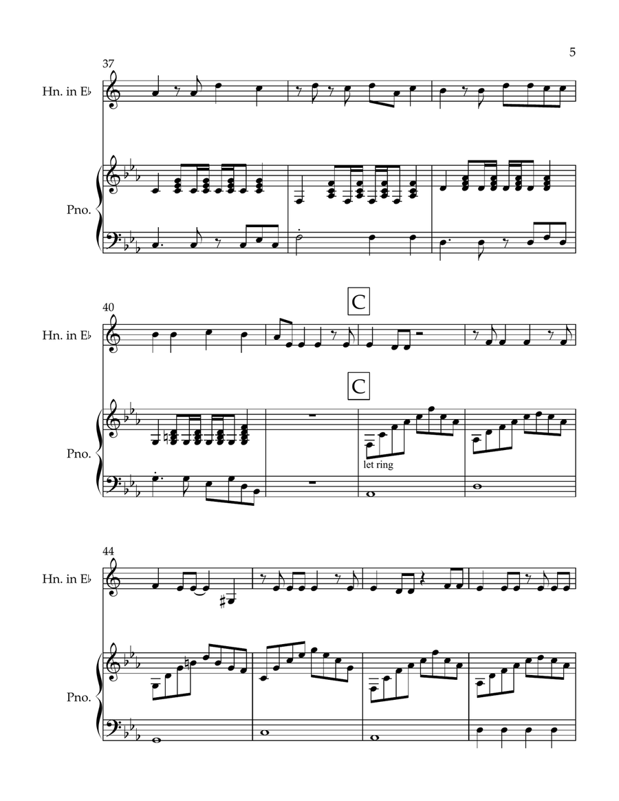 Beggin' Beggin' Horn scores gallery preview page 5