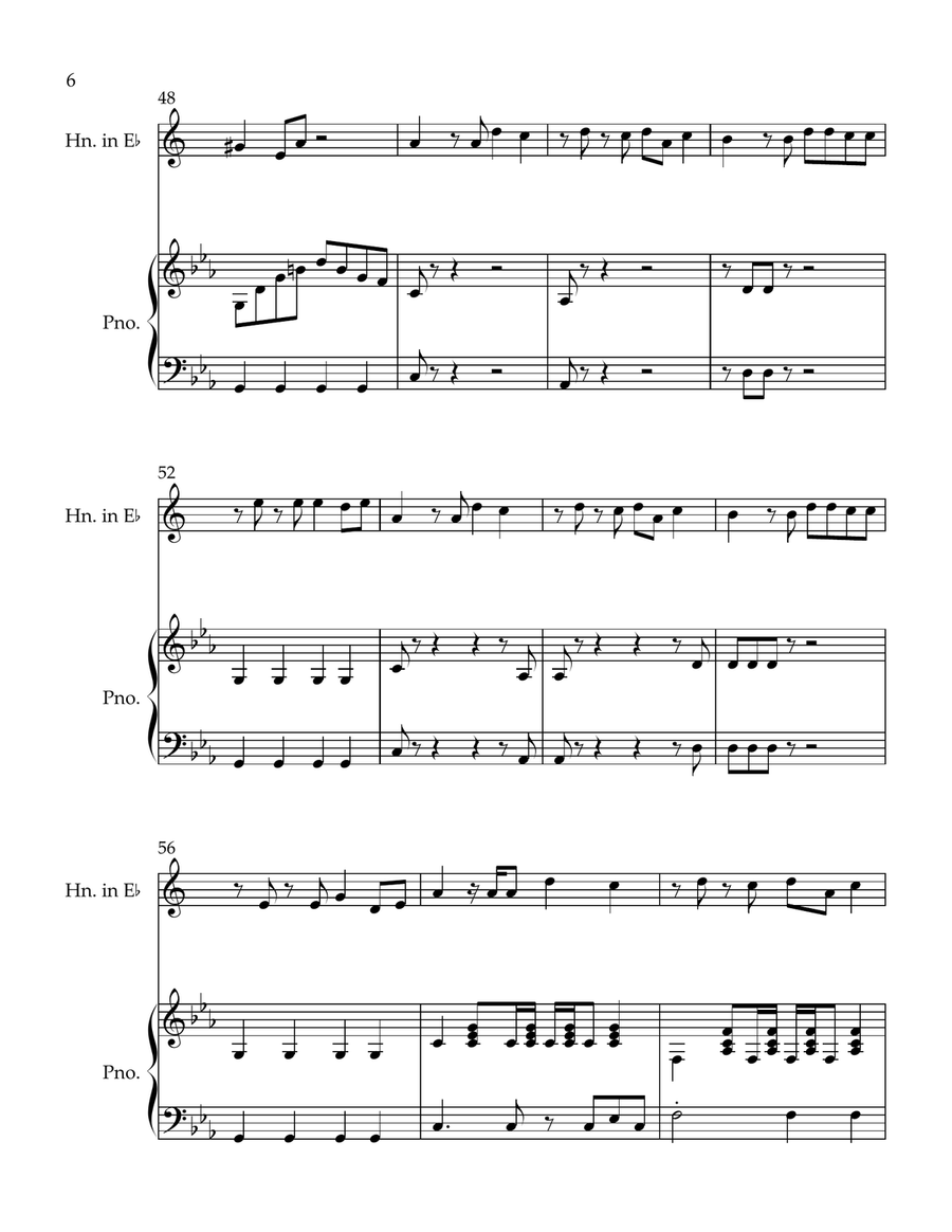Beggin' Beggin' Horn scores gallery preview page 6