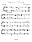 Keep the Home Fires Burning [arr. for solo piano]