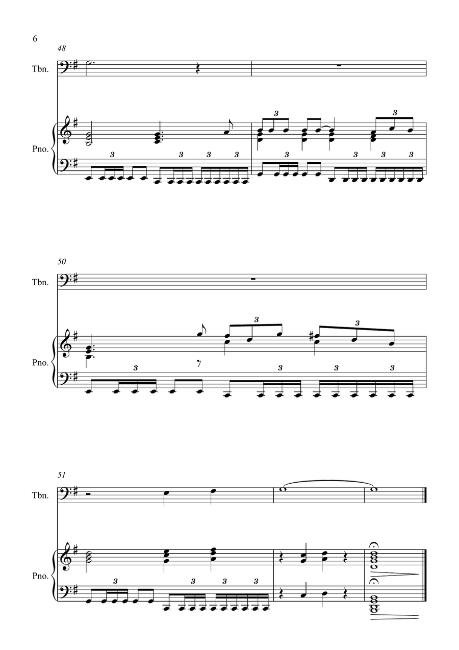 Con Te Partiro (Time To Say Goodbye) Piano scores gallery preview page 6