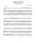 Andante and Scherzo for Flute and Piano