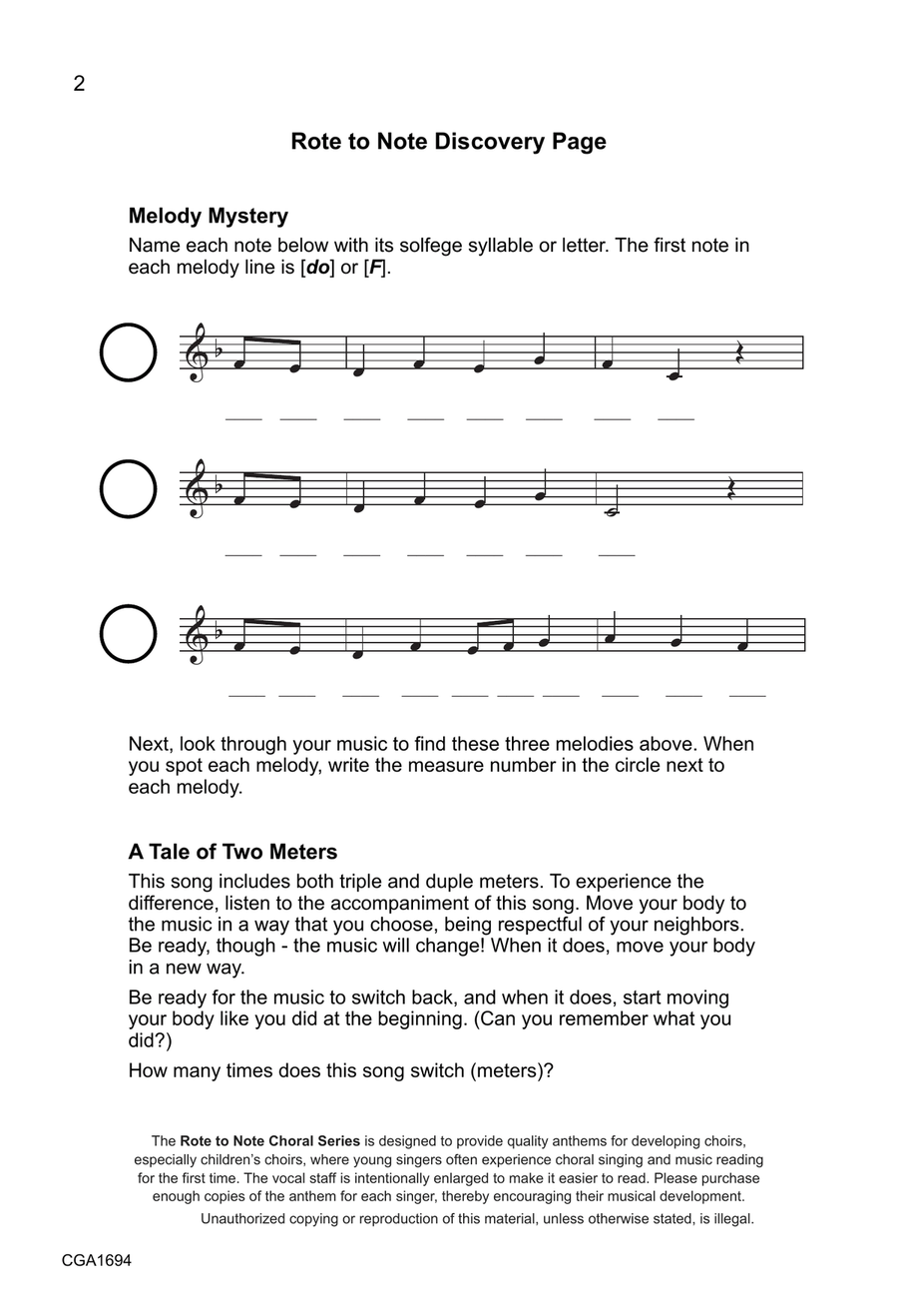 Give Me a BE-attitude Give Me a BE-attitude Choir scores gallery preview page 2