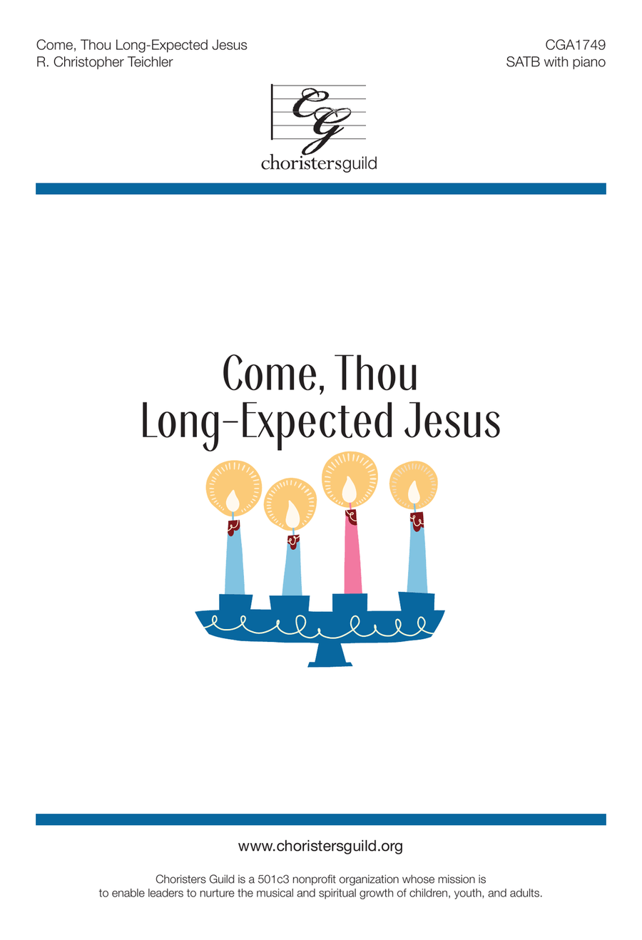 Come, Thou Long-Expected Jesus - SATB 4-Part scores gallery preview page 1