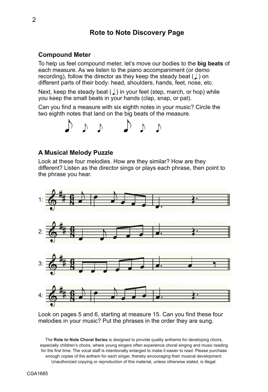 Hosanna! Blessed is He! Hosanna! Blessed is He! Choir scores gallery preview page 2
