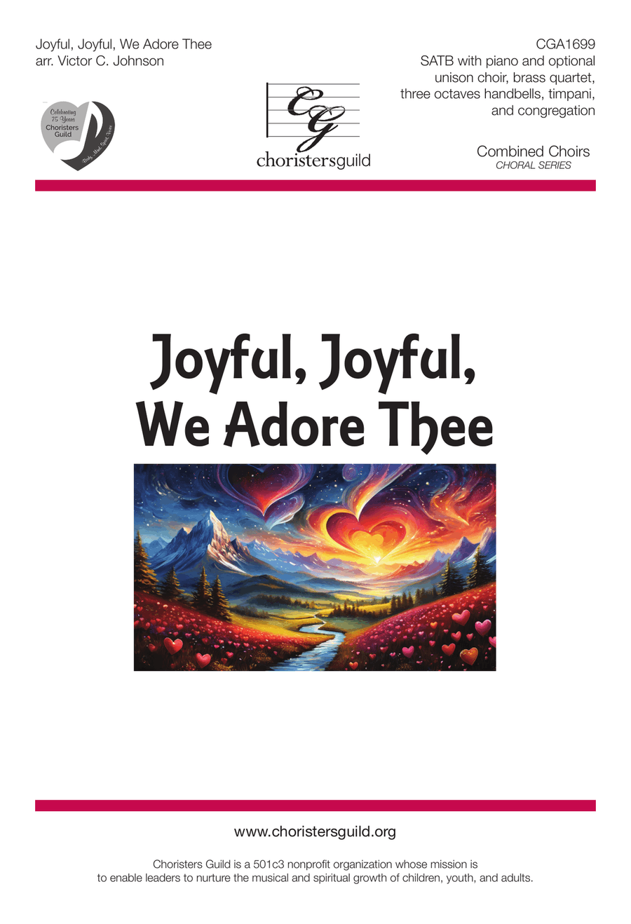 Joyful, Joyful, We Adore Thee - SATB 4-Part scores gallery preview page 1