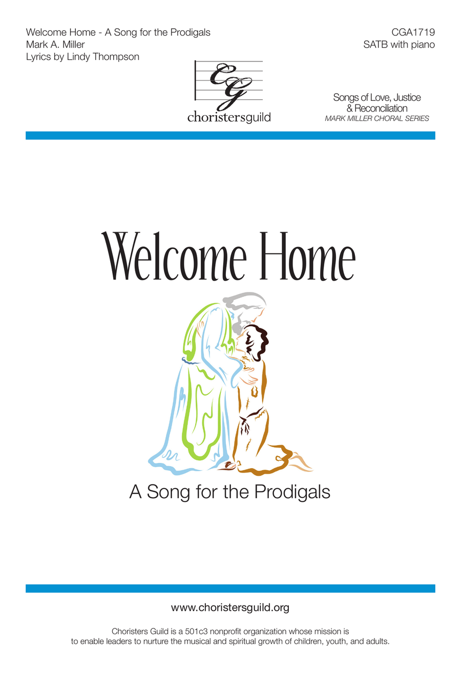 Welcome Home (Song for Prodigals) - SATB 4-Part scores gallery preview page 1
