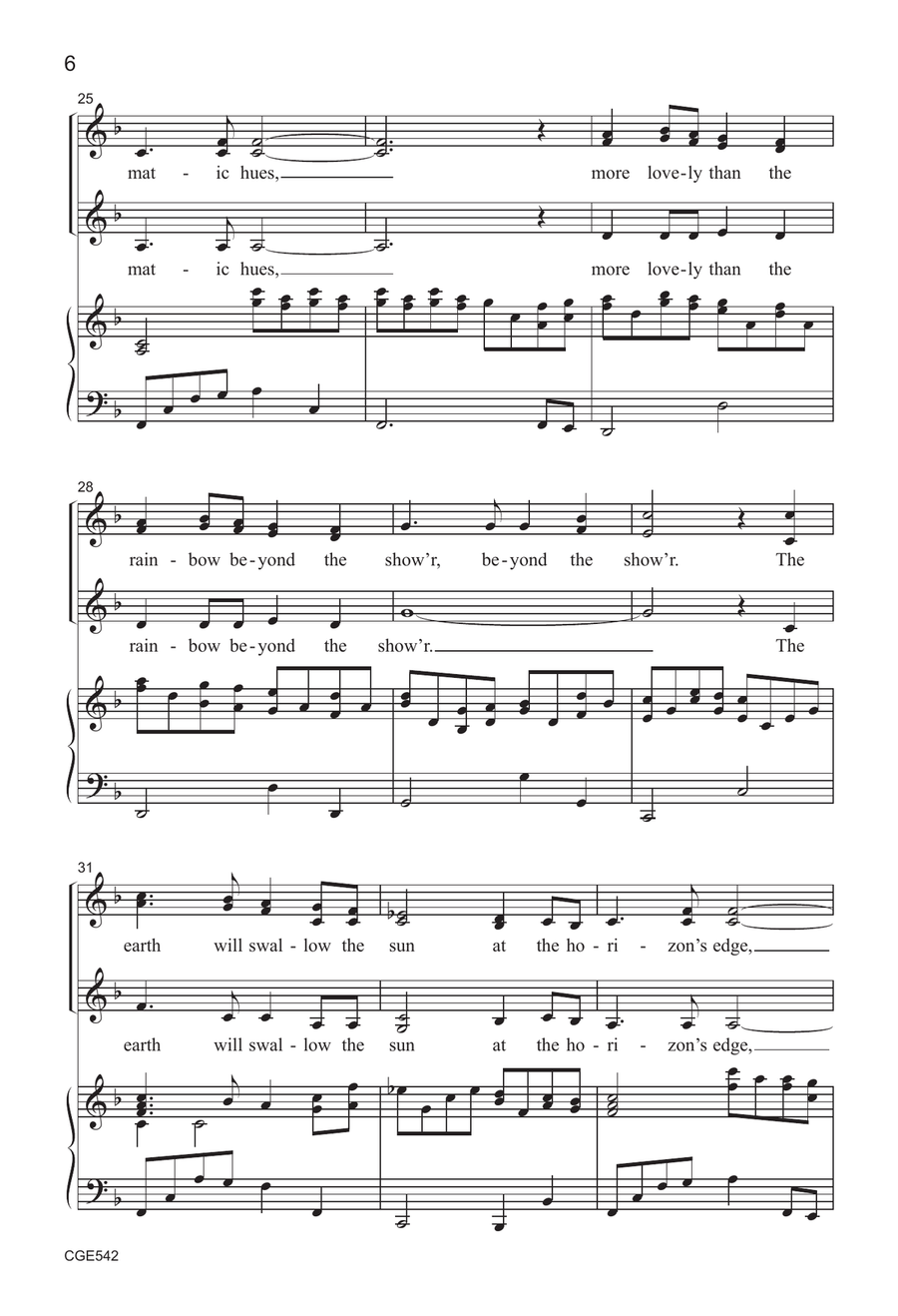 The Golden Hour - SSA The Golden Hour - SSA SSA scores gallery preview page 6