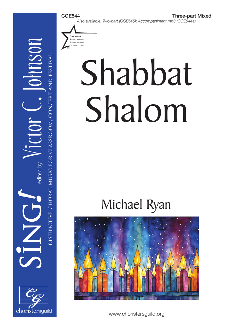Shabbat Shalom - Three-part Mixed 3-Part scores gallery preview page 1