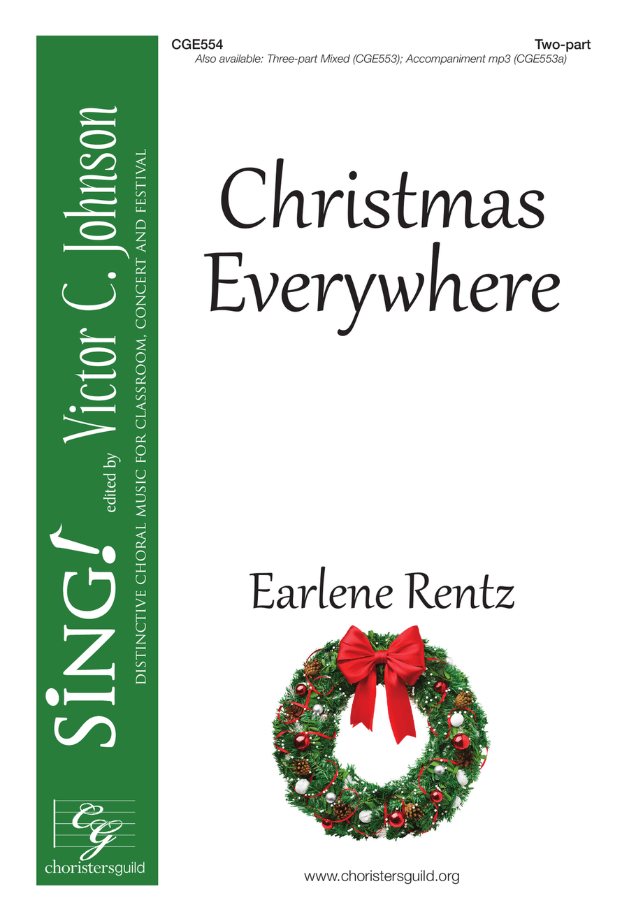 Christmas Everywhere - Two-part Choir scores gallery preview page 1