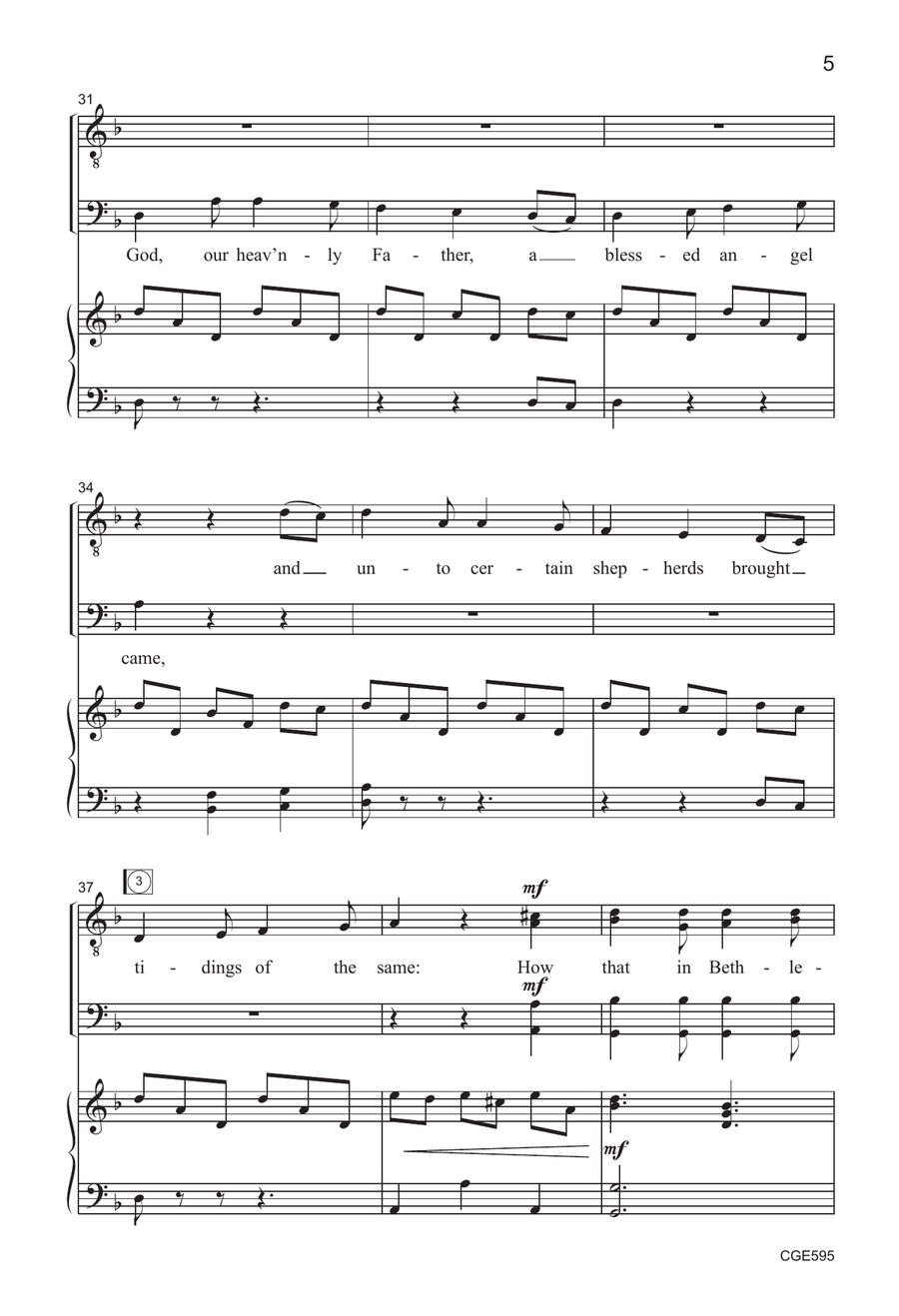 God Rest Ye Merry Gentlemen - TTBB TTBB scores gallery preview page 5