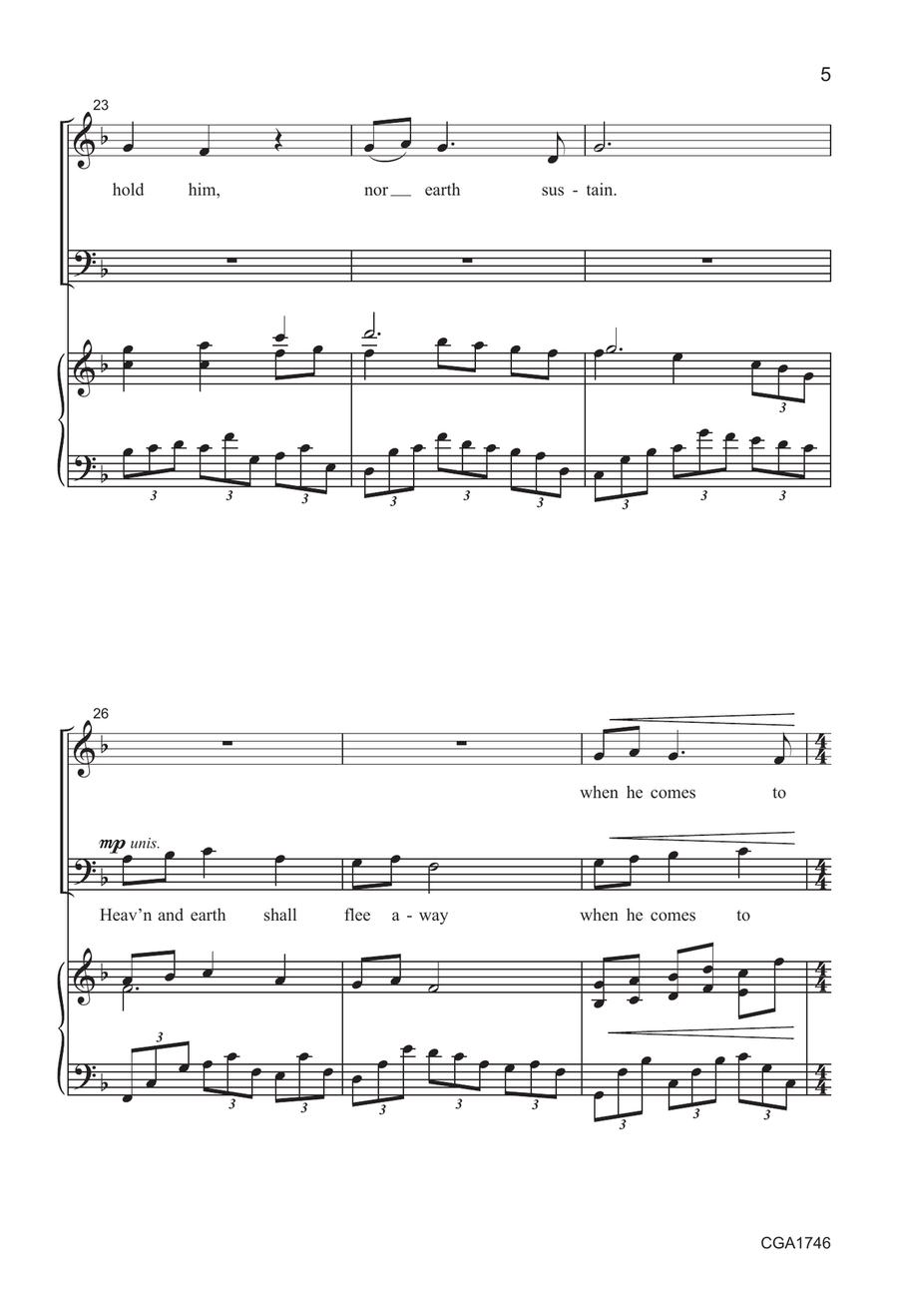 In the Bleak Midwinter - SATB 4-Part scores gallery preview page 5
