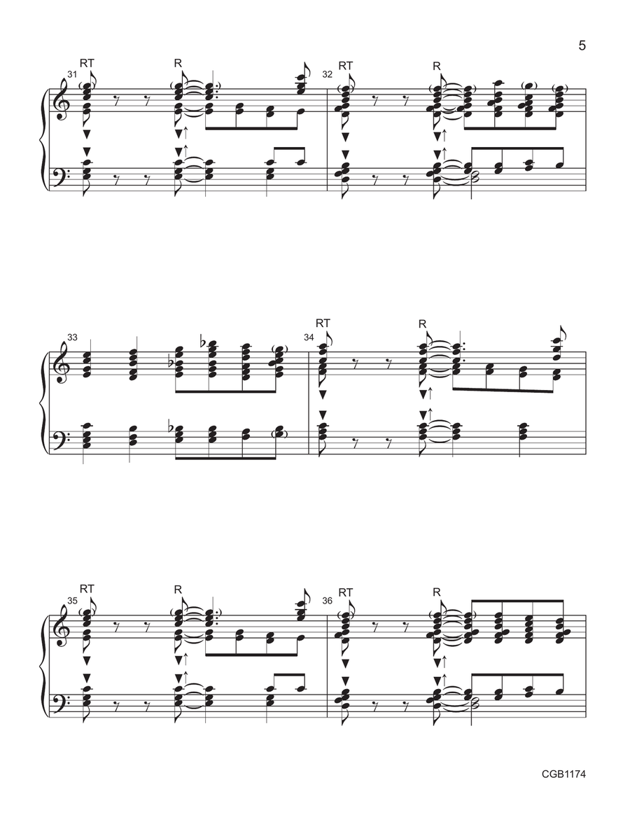 He Came Down - 2-3 octaves 3-Octaves scores gallery preview page 5