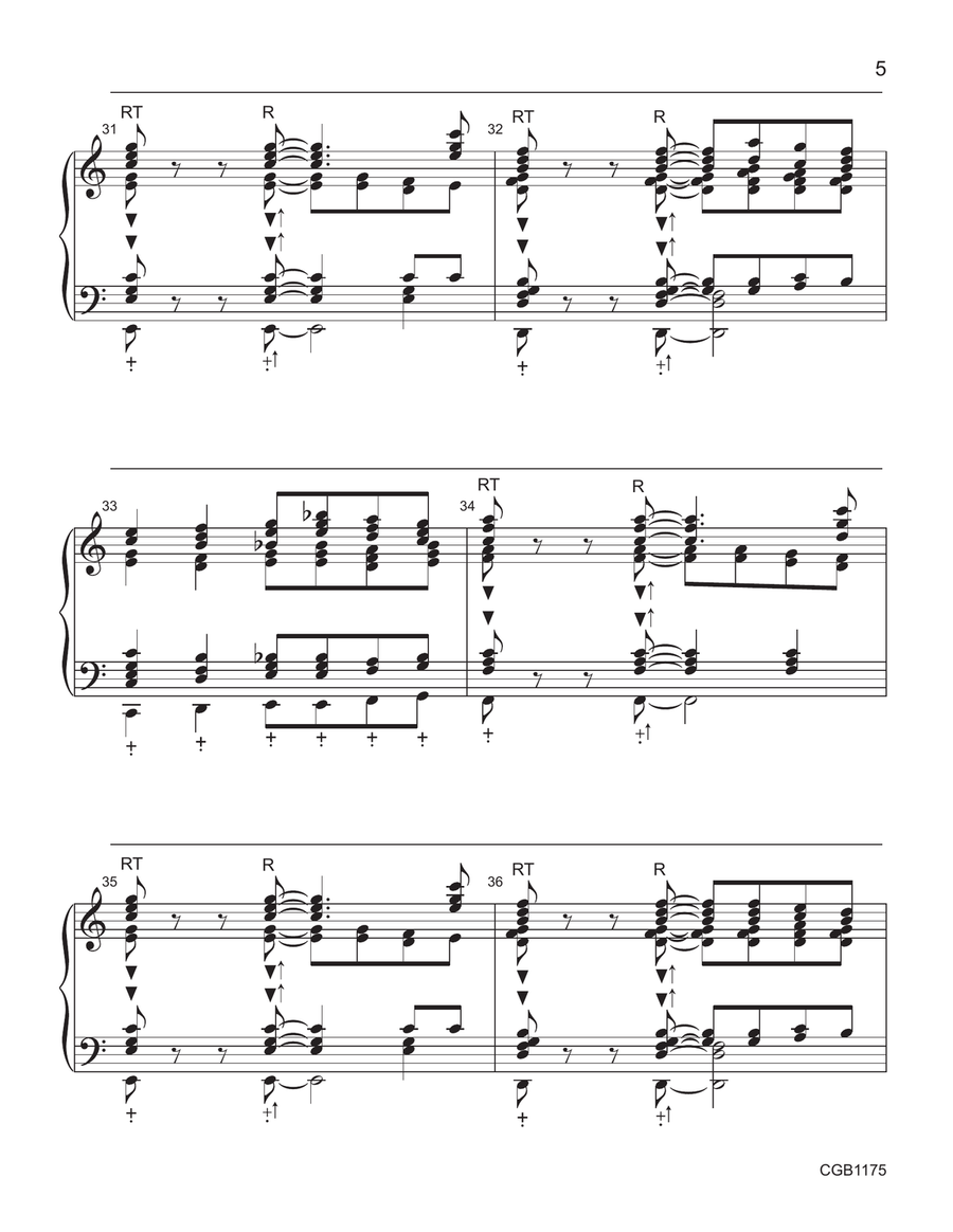 He Came Down - 3-5 octaves 5-Octaves scores gallery preview page 5