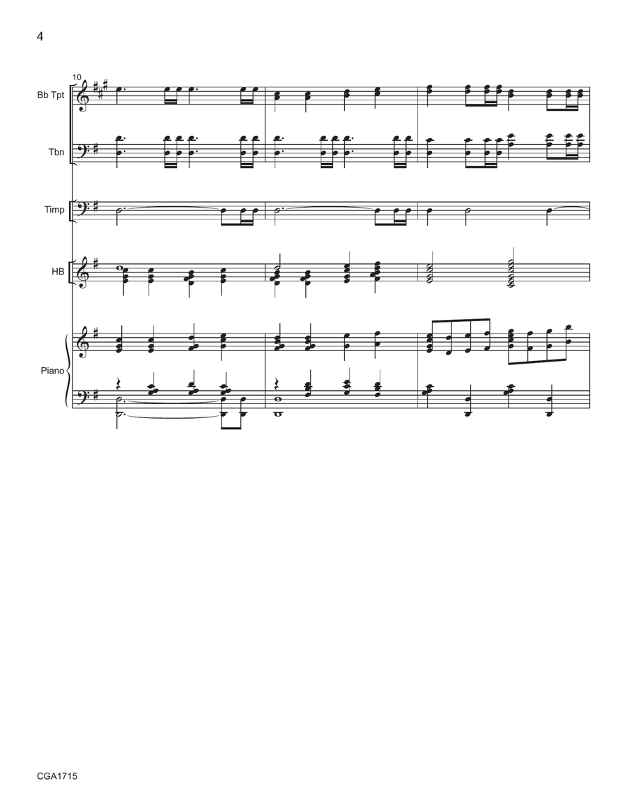 Joyful, Joyful, We Adore Thee (Full Score and Reproducible Parts) - SAT SAT scores gallery preview page 4