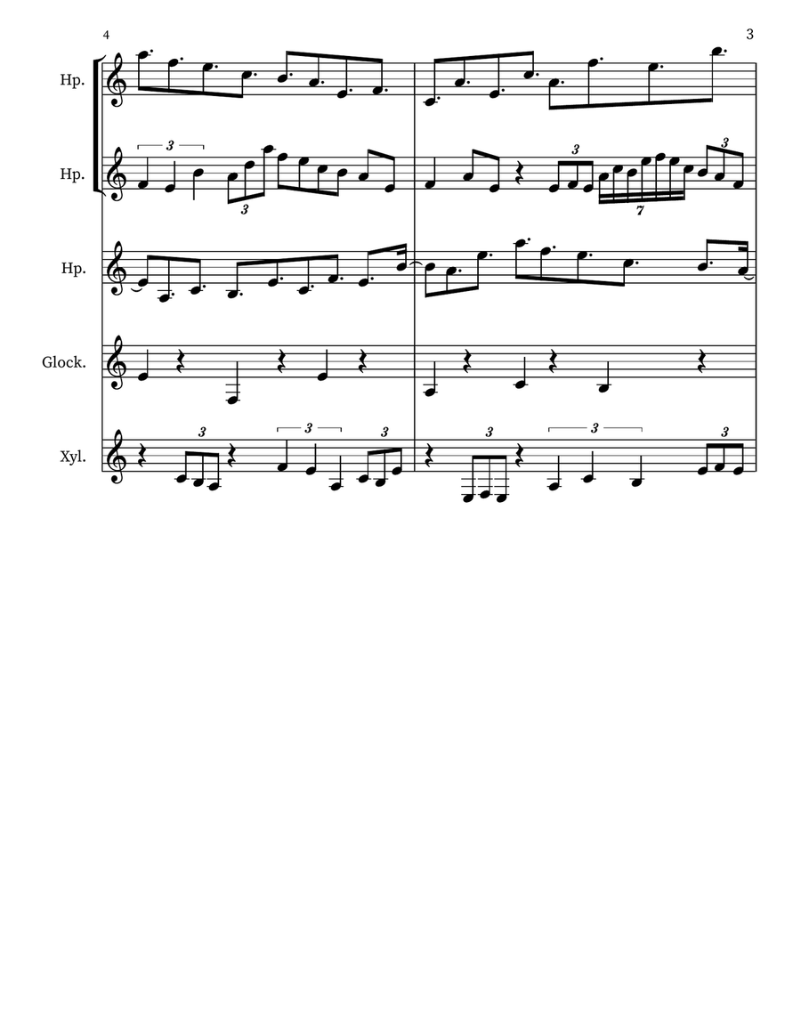 Children's Musing 72 Children's Musing 72 Small Ensemble scores gallery preview page 3