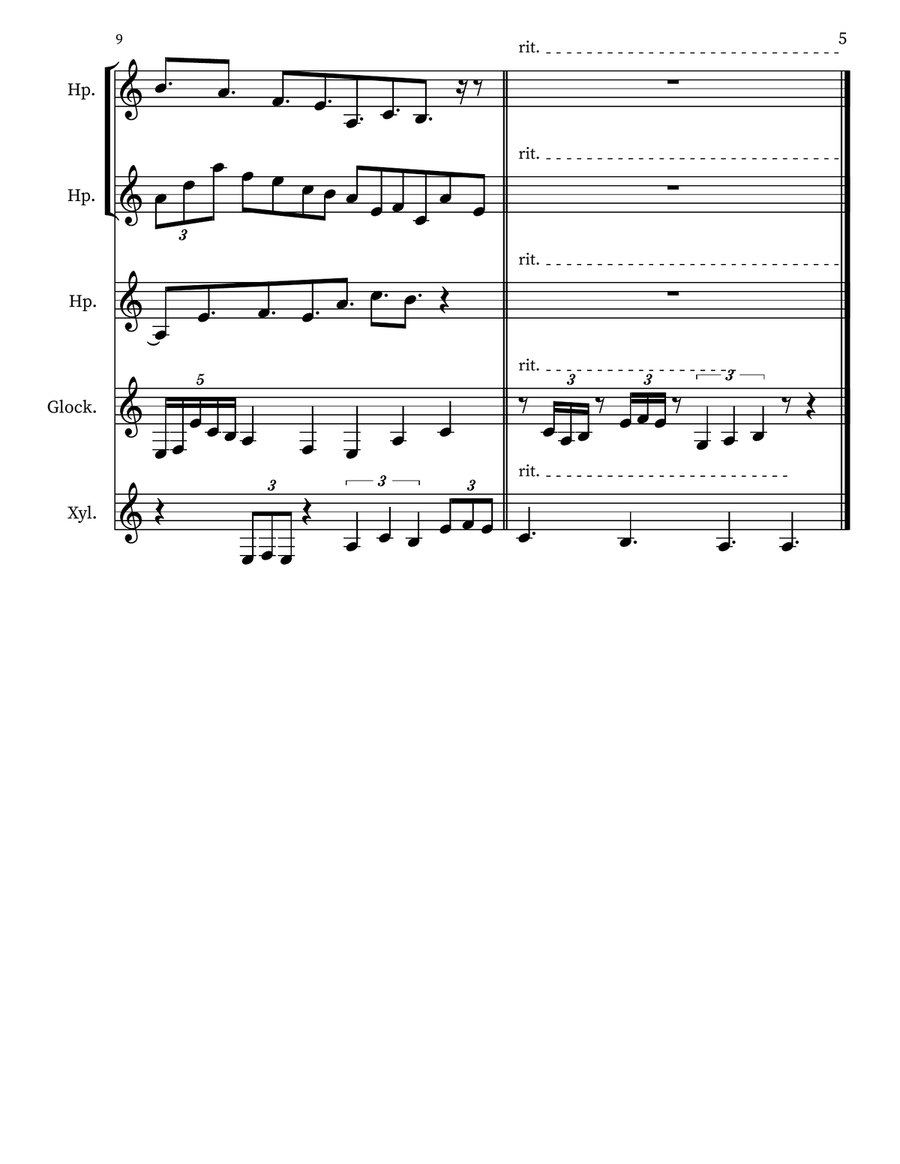 Children's Musing 72 Children's Musing 72 Small Ensemble scores gallery preview page 5