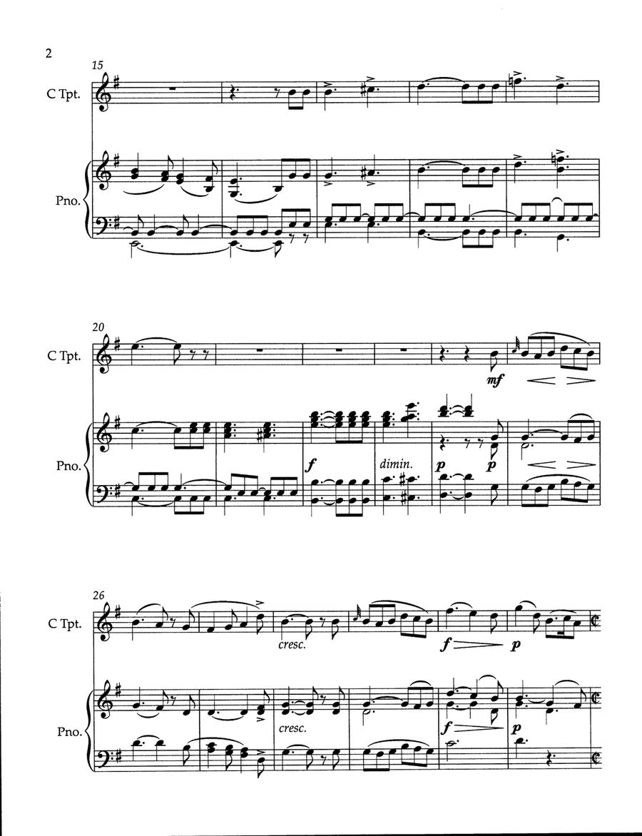 Overture to Heimkehr aus der Fremde Chamber Music scores gallery preview page 2