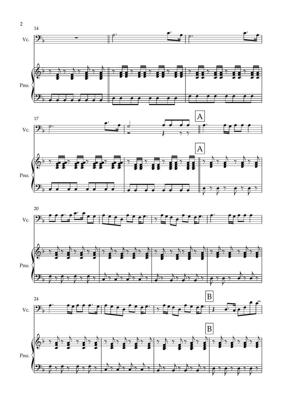 Counting Stars Counting Stars Piano scores gallery preview page 2
