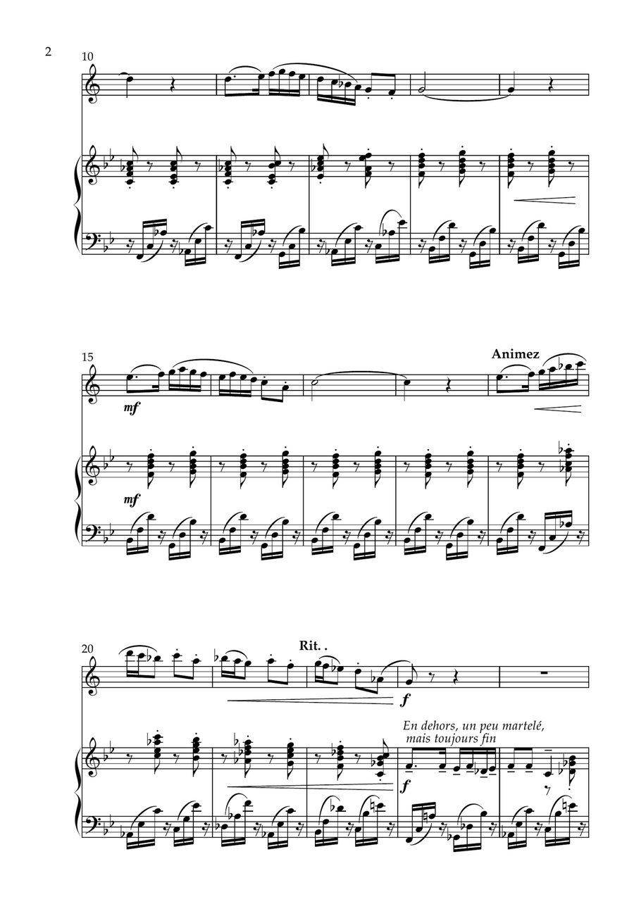 Cortege Cortege B-Flat Clarinet scores gallery preview page 2