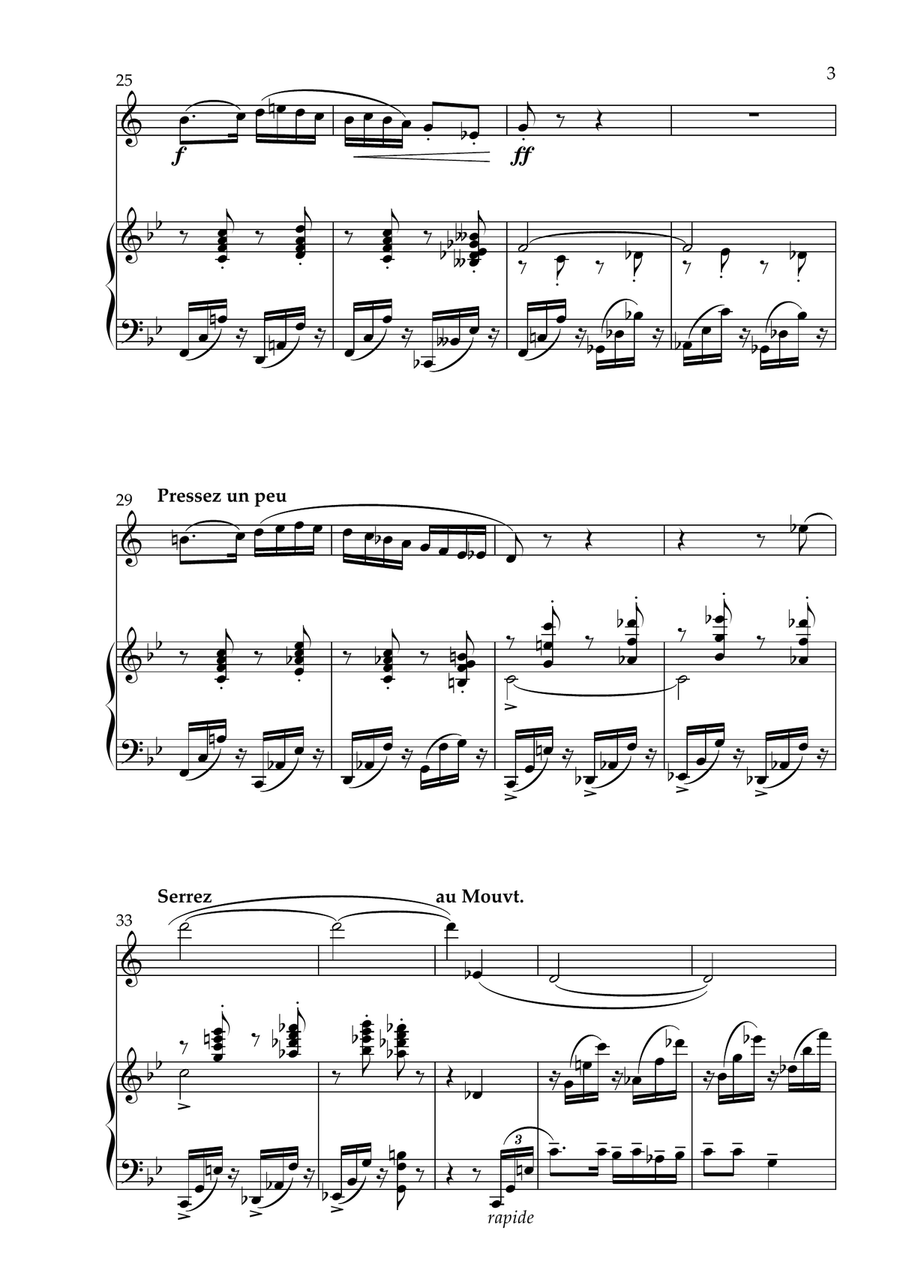 Cortege Cortege B-Flat Clarinet scores gallery preview page 3