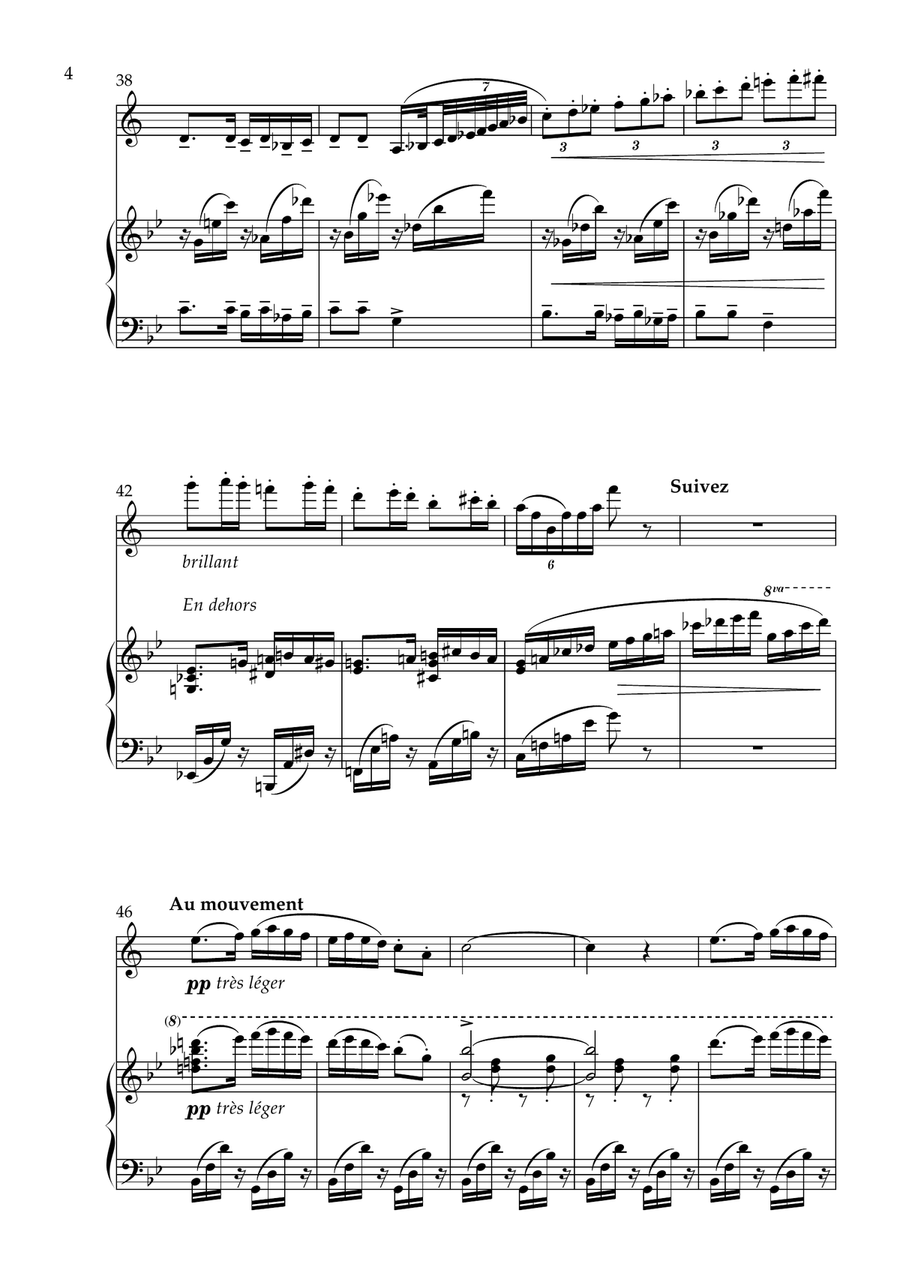 Cortege Cortege B-Flat Clarinet scores gallery preview page 4