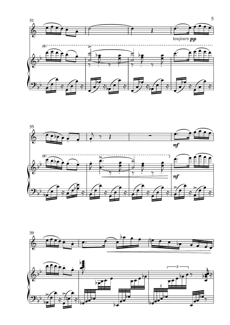 Cortege Cortege B-Flat Clarinet scores gallery preview page 5