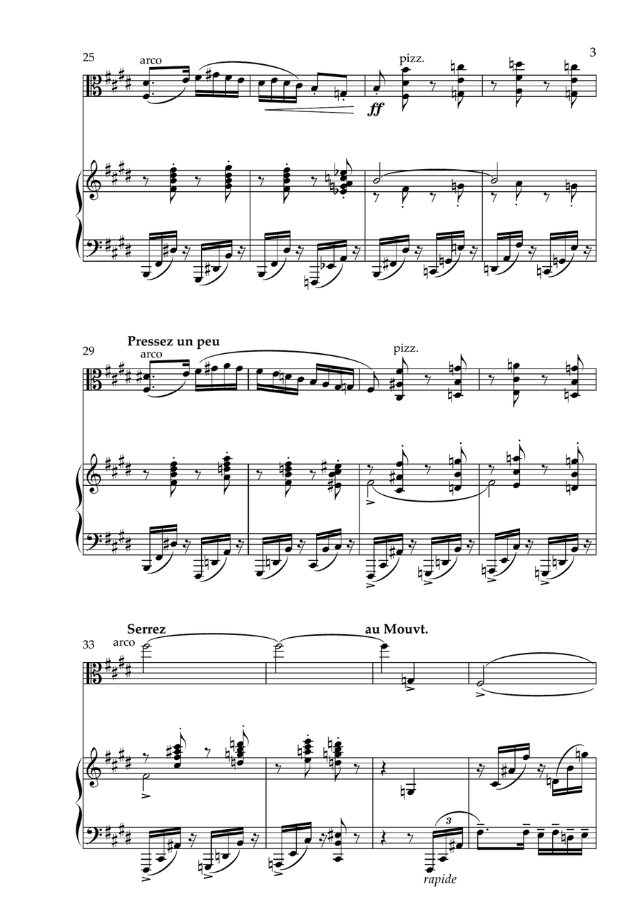Cortege Cortege Viola scores gallery preview page 3