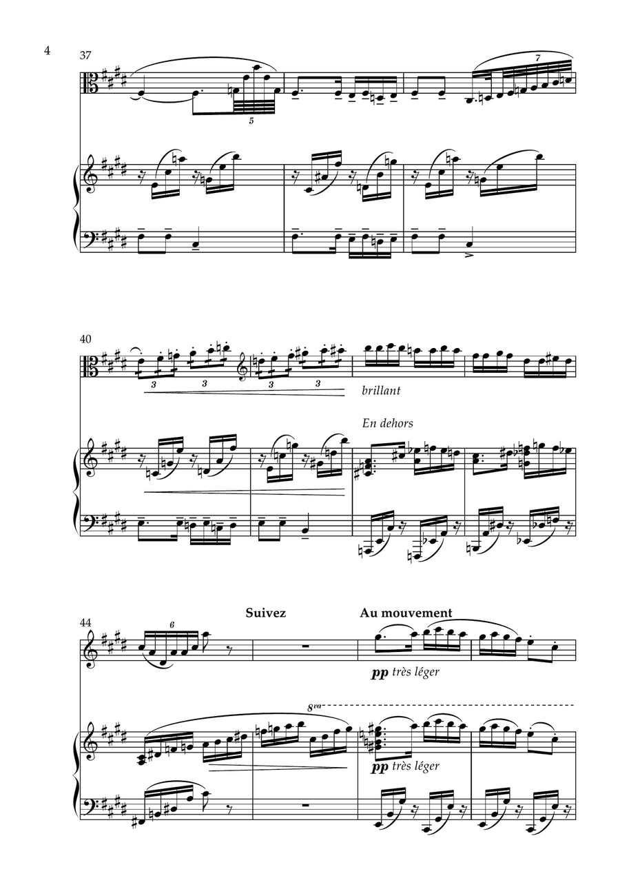Cortege Cortege Viola scores gallery preview page 4