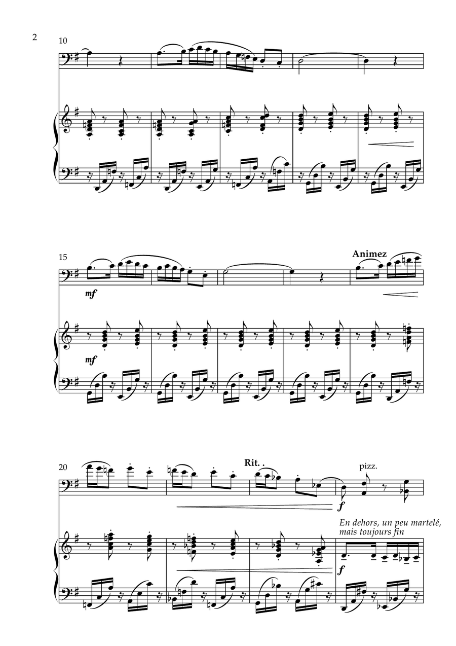 Cortege Cortege Piano scores gallery preview page 2