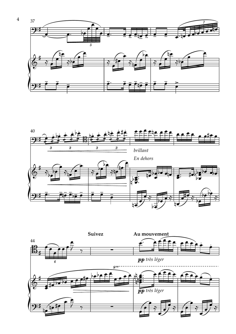 Cortege Cortege Piano scores gallery preview page 4