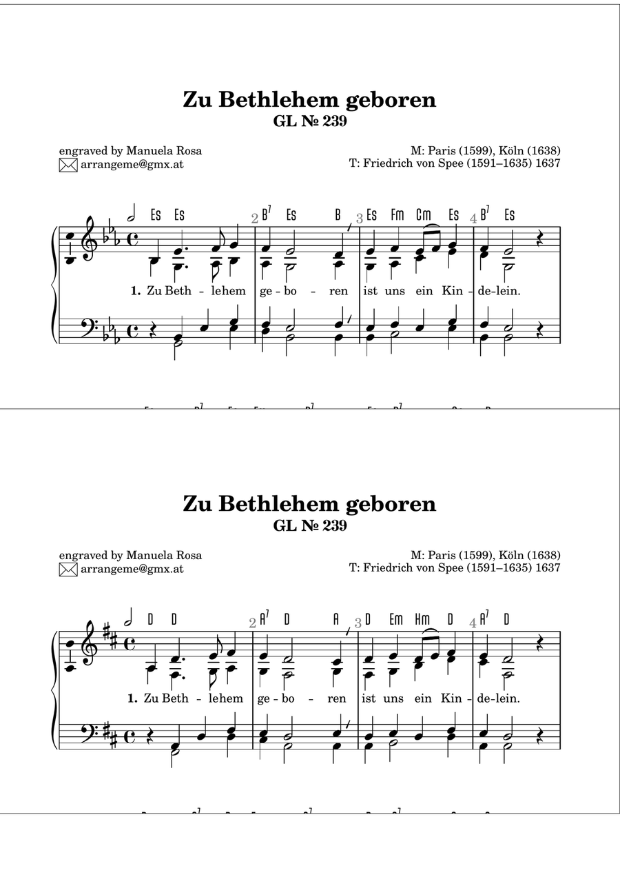 Gottesloblieder Collection Weihnachten: 238, 239, 241, 243, 247, 248, 249, 799 Organ Solo scores gallery preview page 2
