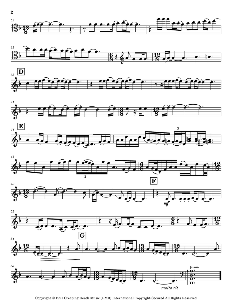Nothing Else Matters Nothing Else Matters Small Ensemble scores gallery preview page 3