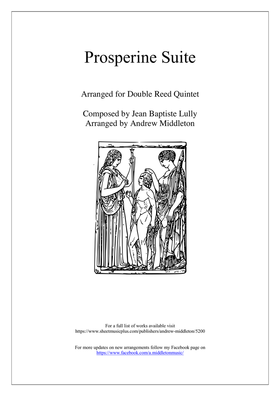 proserpine Suite arranged for Double Reed Quintet Woodwind Quintet scores gallery preview page 1