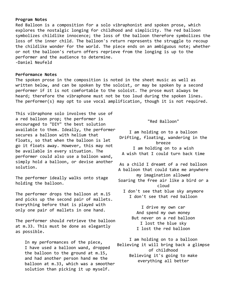 Red Balloon Chamber Music scores gallery preview page 2