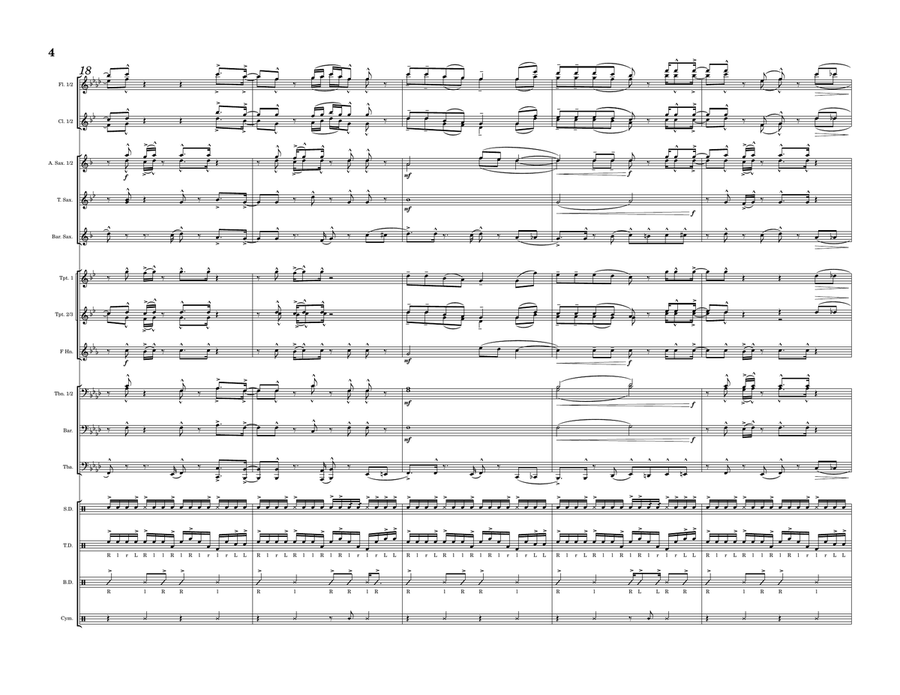 Greedy Greedy Marching Band scores gallery preview page 4