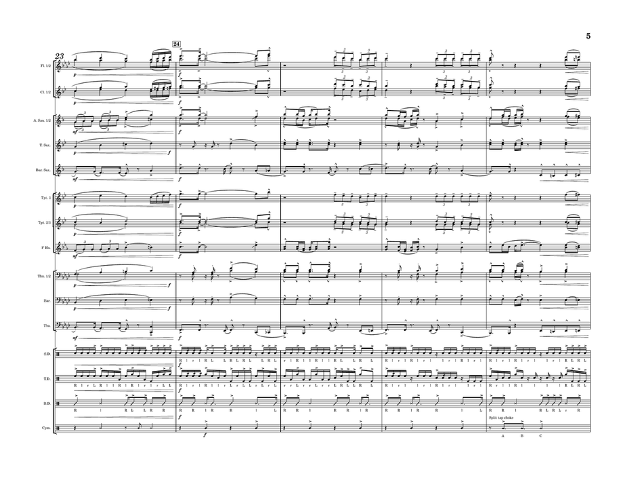 Greedy Greedy Marching Band scores gallery preview page 5