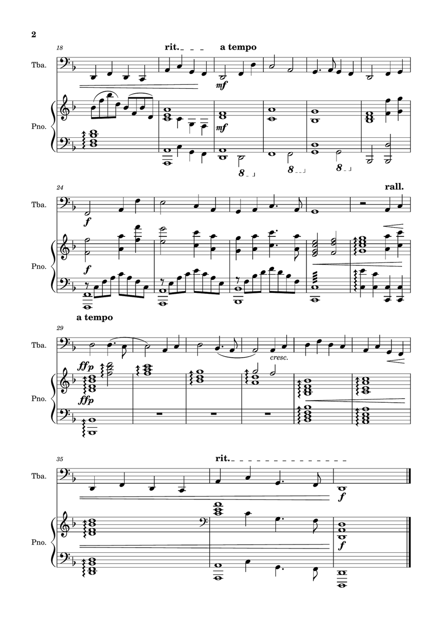 Oogway Ascends Piano scores gallery preview page 2