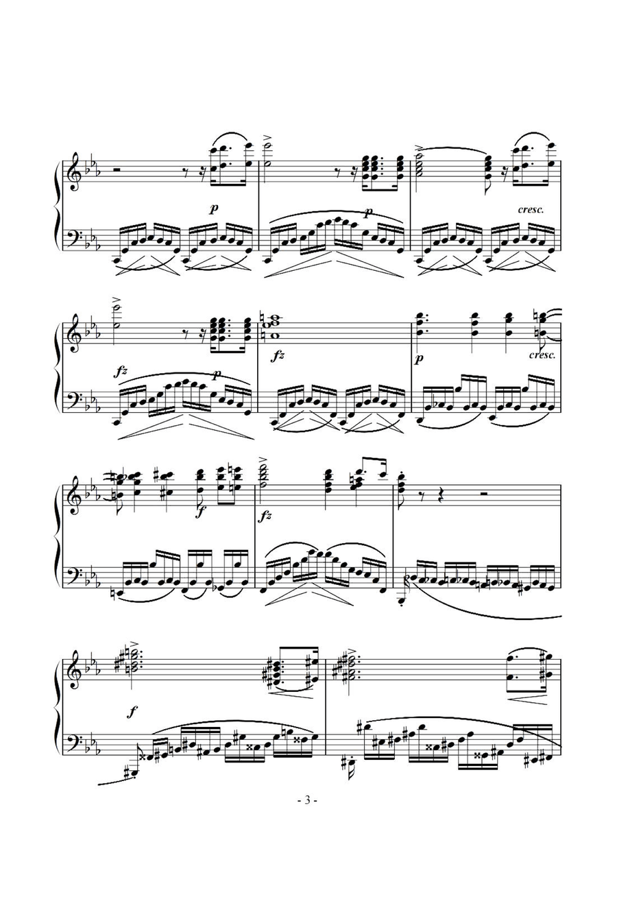 Etude Revolutionary Op.10, No.12 - Fryderyk Fanciszek Chopin Piano Method scores gallery preview page 3
