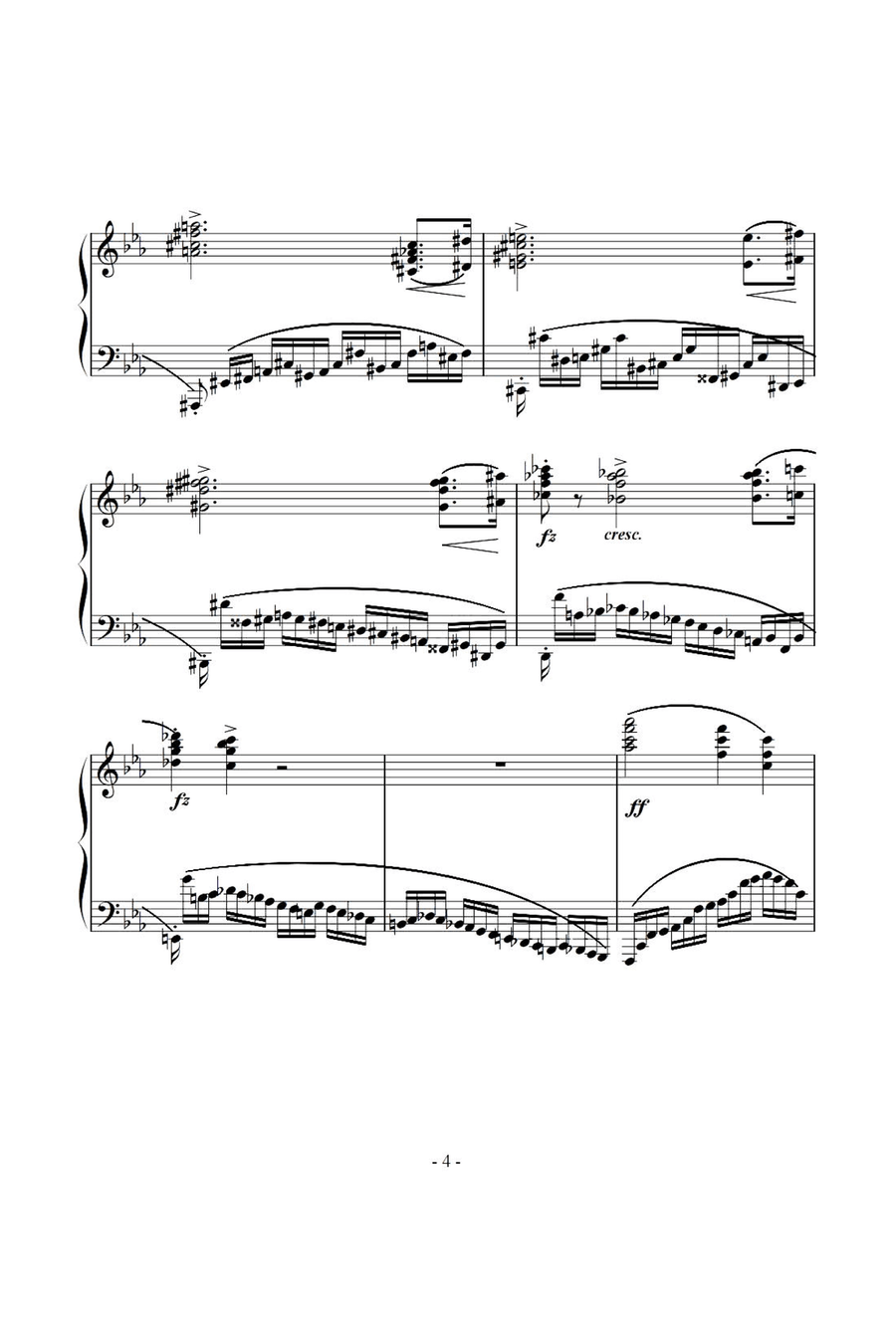 Etude Revolutionary Op.10, No.12 - Fryderyk Fanciszek Chopin Piano Method scores gallery preview page 4