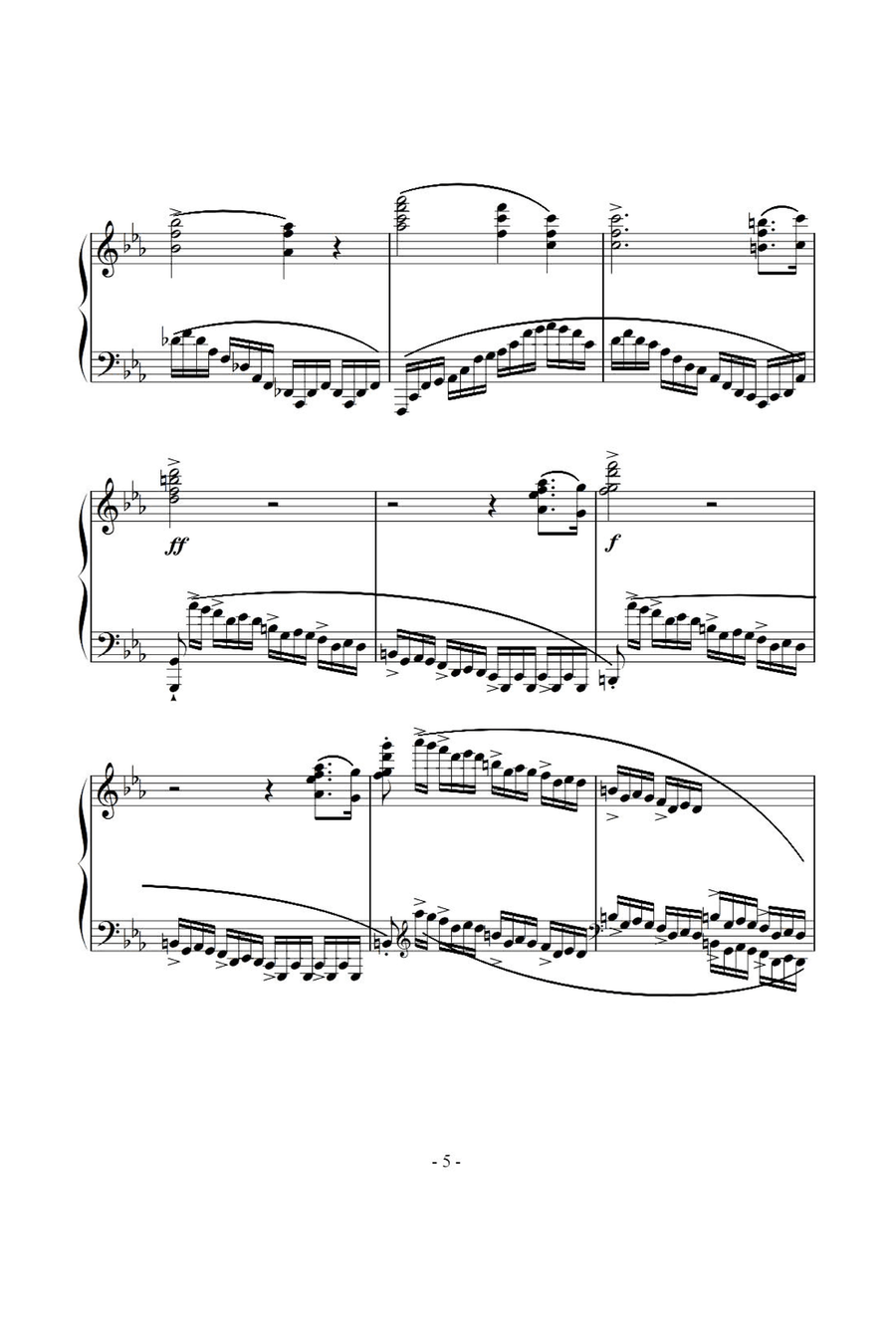 Etude Revolutionary Op.10, No.12 - Fryderyk Fanciszek Chopin Piano Method scores gallery preview page 5