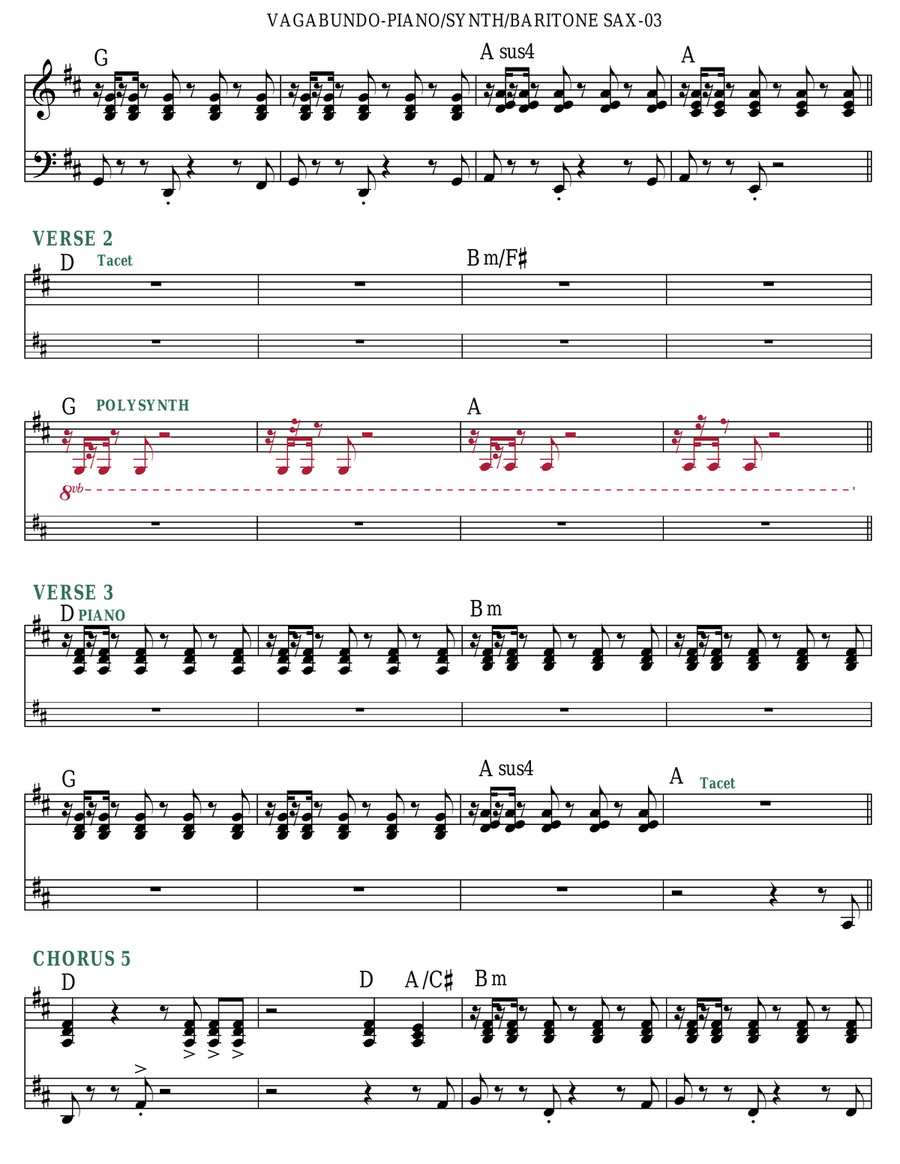 Vagabundo Small Ensemble scores gallery preview page 3