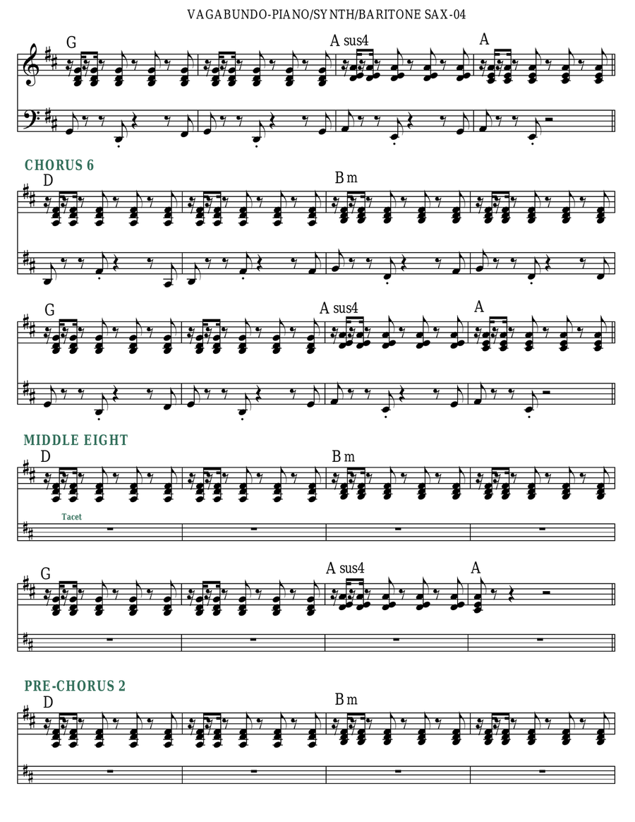 Vagabundo Small Ensemble scores gallery preview page 4